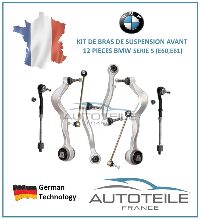 Kit de suspension avant 10 pièces BMW E60,E61